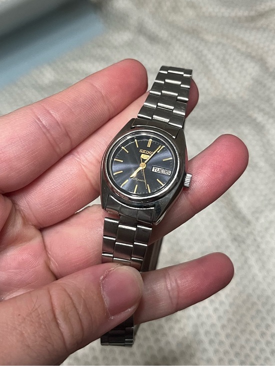 Seiko Other - SEIKO 5  Steel Men's Wristwatch with navy blue Dial